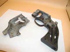 Crosman 38T Revolver – Frame and Side Plate, Black
