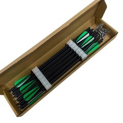36pcs Bow Hunting Archery 20in Crossbow Bolts Carbon Arrow Shaft 4in Vanes