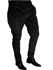 Mens Black Jodhpur Breeches Horse Riding Pants Baggy Sports Hinting Trousers