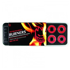 SPITFIRE Skateboard Wheels BURNER BEARINGS – Pack of 8 with Reusable Tin