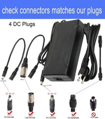 54.6V 3A Charger for 48V 13S Lithium Li-ion Battery Pack, 48 Volt U… Fast Ship