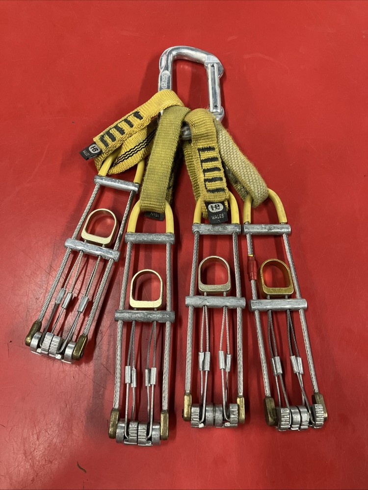 Set of 4 HB Wales Quadcam size 1/2 Climbing Cam