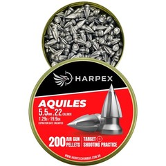 HARPEX Aquiles 200 Count BROADHEAD Pointed 5.5mm .22 Caliber Airgun Pellets