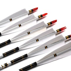 12Pcs 31″ Archery Spine500 Carbon Turkey Feather Arrows for Recurve Compound Bow