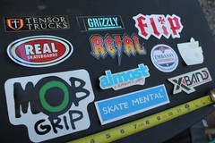 Flip Real Almost Grizzly Alien Workshop Mob Skateboarding STICKERS – Lot of 11
