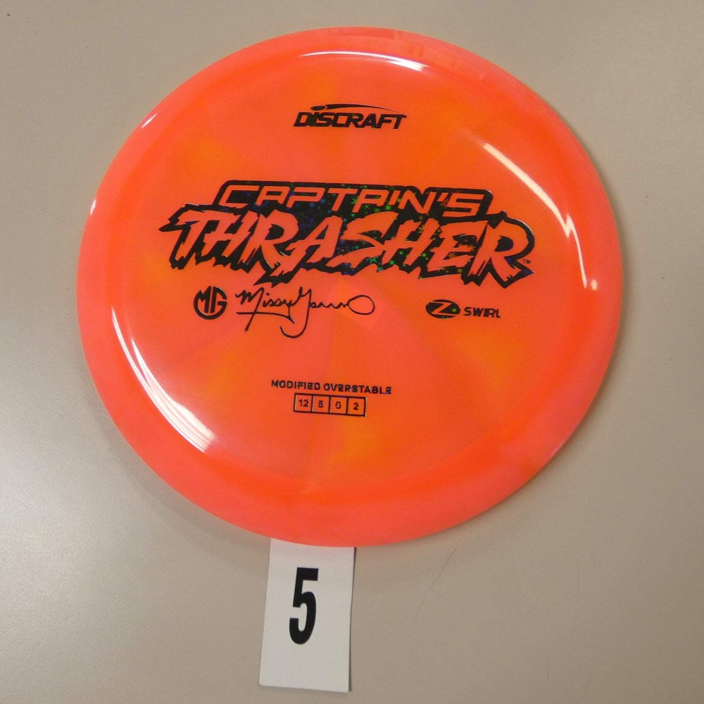 Discraft Missy Gannon Z Swirl Captain’s Thrasher (2026) – Pick Your Disc!