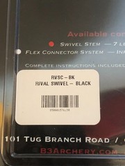 B3 Archery Rival Swivel Stem Bow Release RVSC-BK