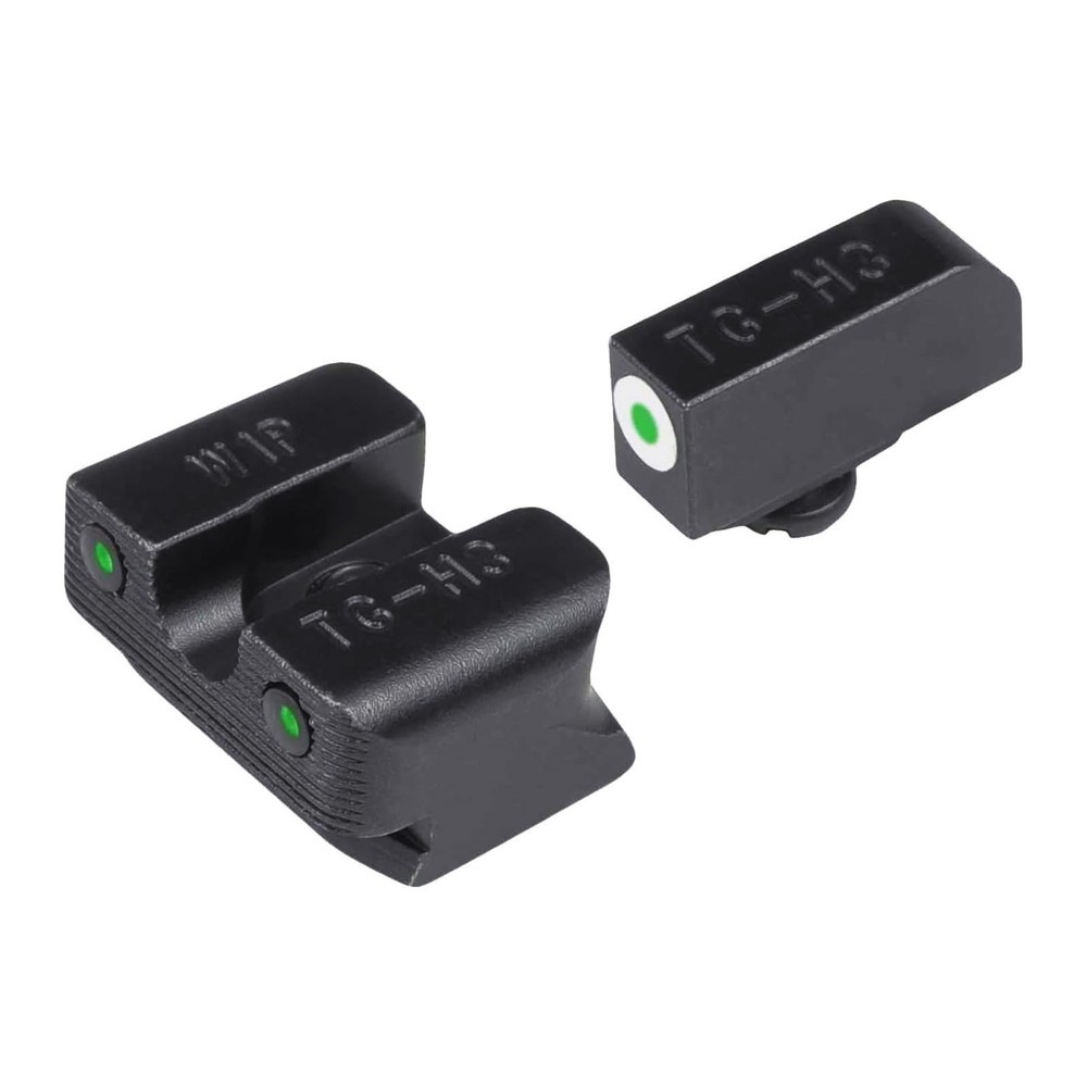 TRUGLO Tritium Pro Night Sights, Compatible with Walther One Size, White Ring