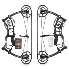 US Compound Bow Short Axis 30-70lbs Dual-use Steel Ball Arrow Hunting Fish RH LH