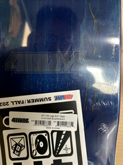 RARE 411VM Blue Logo Skateboard Deck