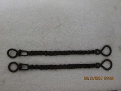 Rein Chains Prod. #BBR-09– 11 – 12 inches long, Black, Blue, Patina, Stainless