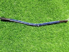 Ridex Designer 3 Row Blue Crystal Horse Leather Browband For Bridle .