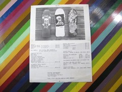vtg 1980s Fogtown Skateboards SF Single Sheet catalog V. Scarce