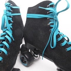 Sure-Grip Mens 10 Boardwalk Roller Skates Black Suede