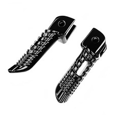 Motorcycle Black Front Foot Pegs Footrests Bracket Set for Suzuki Black#Front #4