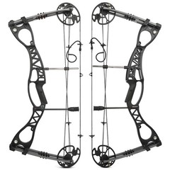 33″ Compound Bow Arrow Set Adjustable 0-70lb 320fps Archery Bow Hunt Shoot RH LH