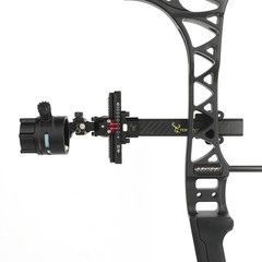 1Pin Compound Bow Sight 4X 6X 8X Lens 0.019″ Micro Fiber Adjustable Archery Hunt