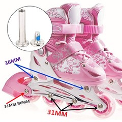 10pcs Durable Inline Skate Replacement Skating Wheel Axles Hardware Popular