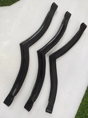 Lot 5 x 1 Empty channel Leather Browband All Size & Shape(6,8 Or 10mm) For Horse