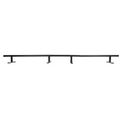 Adjustable Height 99″ Round Grind Rail Skate Rail Skateboard Ramp for Scooters