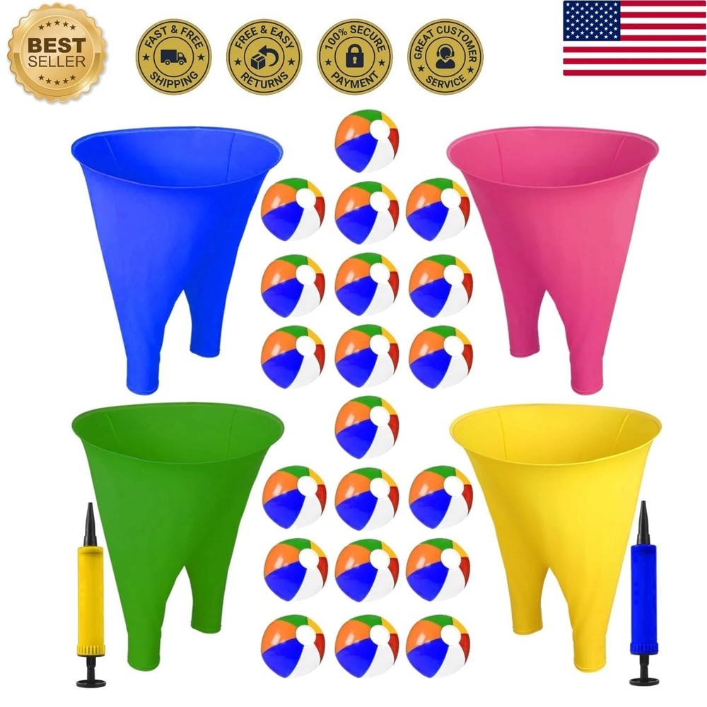 Giant Granny Pants Yard Game Set for Family Fun – Includes 2 Pants & 10 Balls
