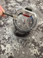 SA SPECIALTY ARCHERY SUPER-D BOW SIGHT WITH 4X LENS RED DOT RED LEVEL 3D SHOOT