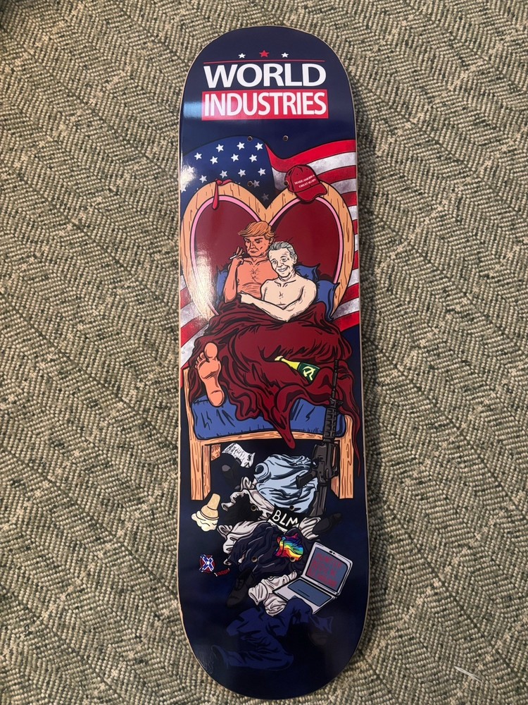 WORLD INDUSTRIES UNITED STATES SKATEBOARD DECK-8.3