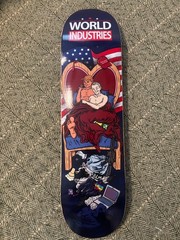 WORLD INDUSTRIES UNITED STATES SKATEBOARD DECK-8.3