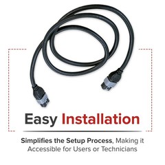 1.0 Meter Dynamic Joystick Bus Cable for Invacare Power Chair with SPJ Joystick