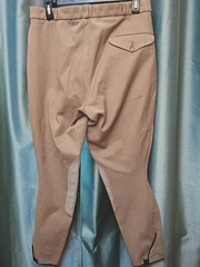 Ladies Pikeur Khaki Riding Breeches 31 In Waist 27 In Inseam Please Read