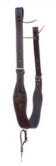Horse Western Basket Weave Tooled Leather Rear Flank Saddle Cinch Billets 9779BR