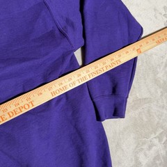Thrasher Magazine Hoodie Mens M Purple Flames Logo Skateboard Hooded Sweatshirt