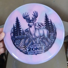 Discraft WHITE TAIL Zone 🦌 Adam Hammes Deer 🫎 New Z Swirl Double Stamp 175