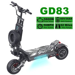 5000W Electric Scooter for Adults 55Miles 50MPH Off-Road Tire Fast E-Scooter NFC