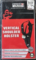 SWISS ARMS VERTICAL SHOULDER HOLSTER FOR MOST SOFTAIR HANDGUNS – NEW IN BOX NIB!