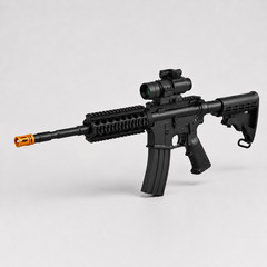 WE 6mmGBB Airsoft Rifle, Indoor / Outdoor Scop, Semi/ Auto Modes, 320-350 FPS