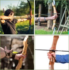 10/20PCS Archery Arrow Rest Self-Adhesive Recurve Bow Left/Right Hand Target USA