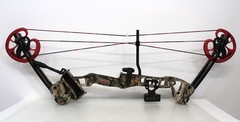 Barnett Vortex Hunter Beginner Compound Bow – Camo / Red – RH (28″ Ax-Ax) 2011