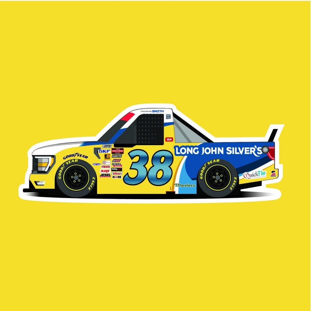 2025 NASCAR Chandler Smith Long John Silver’s Sticker