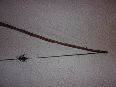 Vintage Custom Made Wood Left Hand Long Bow