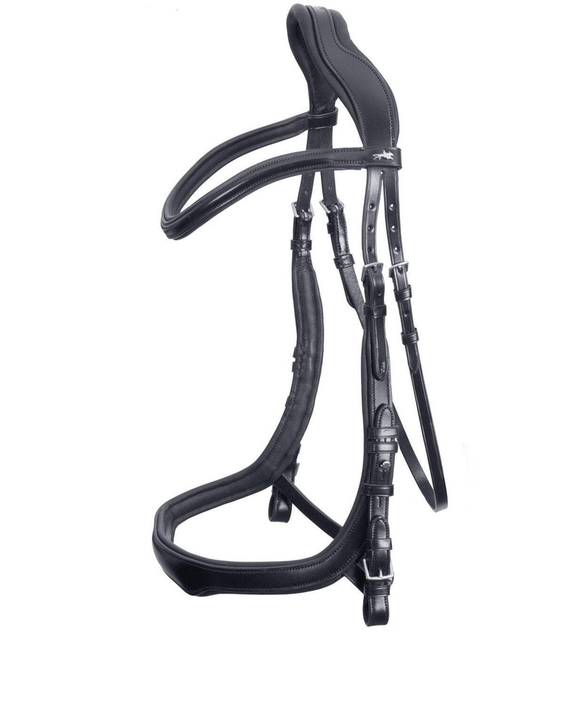 Schockemohle Equitus Delta Bridle Black/Silver Anatomical | NO IMPORT FEES