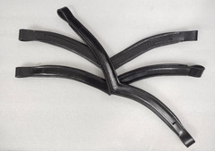 Lot 50 x 1 Empty Channel Leather Horse Browband All Sizes & Shapes (12 & 14 MM)