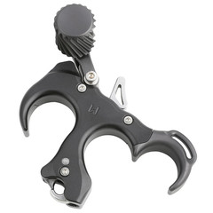 Adjustable 3 Finger Thumb Release Aids Archery Recurve Compound Bow Shot Target