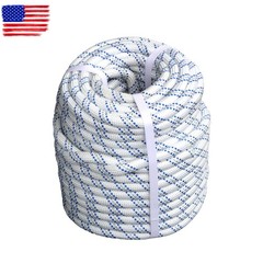 1/2″×120FT Breaking Strength 1485 Pounds 48 Strand Double Braid Polyester Rope