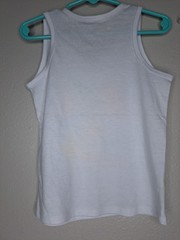 New Kid Pacer Unisex White Tank Graphic Print Honduras T-Shirt 18 Months Roatan