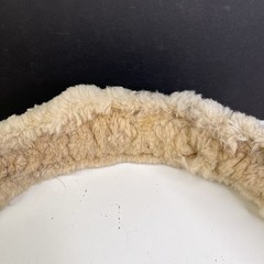 RARE Cliff Barnsby Leather Dressage Girth w/ Removable Sheepskin Padding Size 52