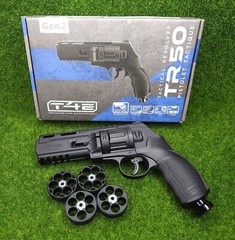 Umarex T4E TR 50 Gen 2 CO2 Paintball Marker Revolver .50 Cal, 380 FPS – 2292176