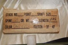 Sprandel’s Vintage Archery Cedar Arrows 50# -12 Arrows 3 Fletch 5″ Spiral Parab
