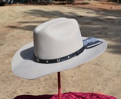 Renegade Youth Felt Cowboy Hat 3.5″ Brim, Cattleman -Silver Grey – One Size #239