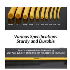 1M-10M Natural Elastic Latex Rubber Band Tube for Hunting Slingshot Catapult